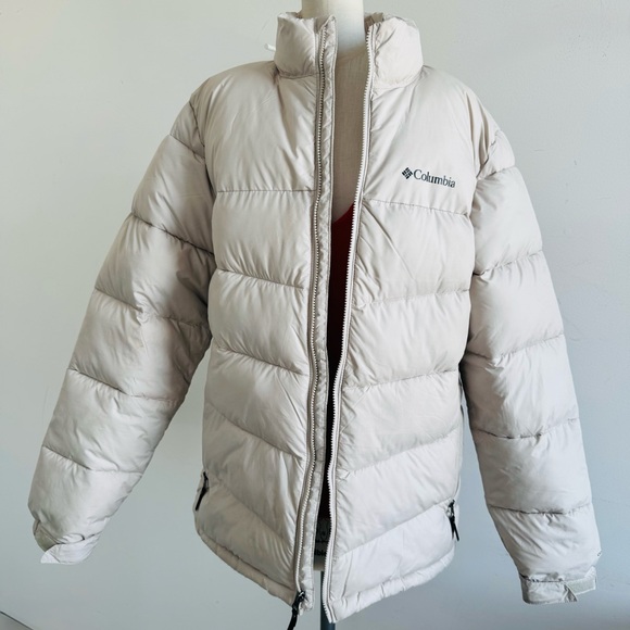 Columbia Jackets & Blazers - Columbia Cream Quilted Jacket Men’s small
